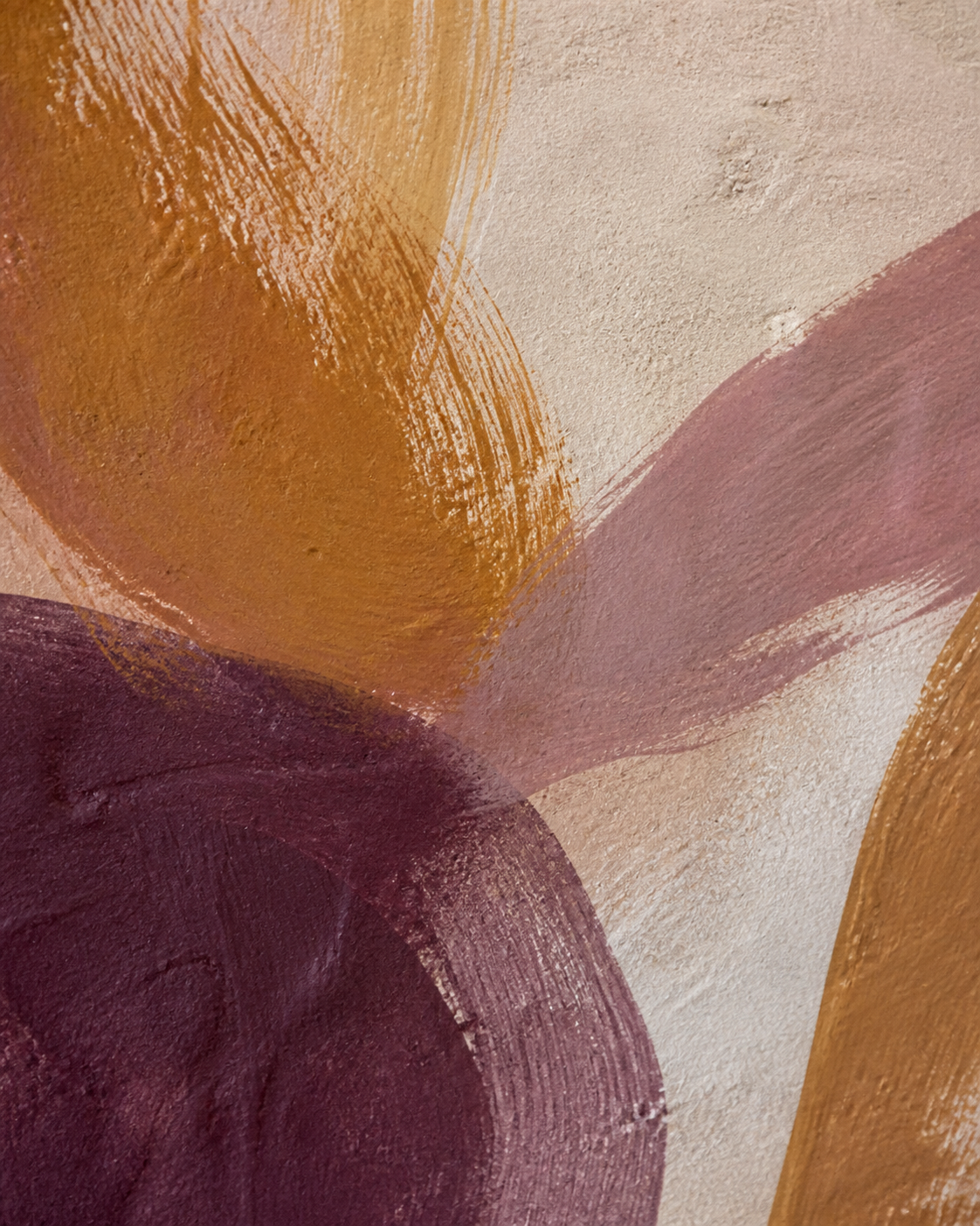 Détail de texture murale pigmentée